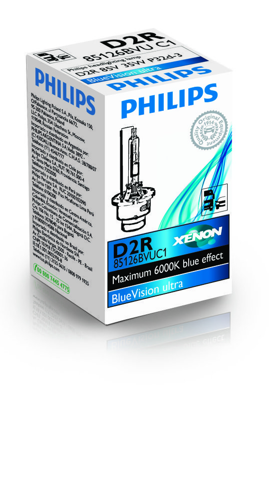 Philips Xenon D2R BlueVision ultra